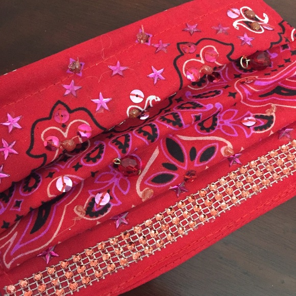 “Fancy” 3-Ply Face Mask, Embellished, Many Colors - Picture 3 of 4